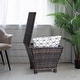 preview thumbnail 6 of 7, Patio 13 Gallons Wicker Storage Side Table