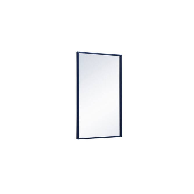 Elegant Lighting Eternity 28" x 18" Rectangular Flat Metal Framed