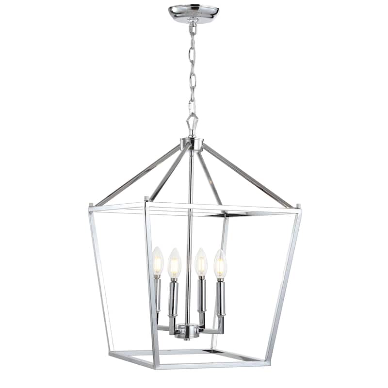 Marion Lantern Metal LED Pendant, by JONATHAN Y