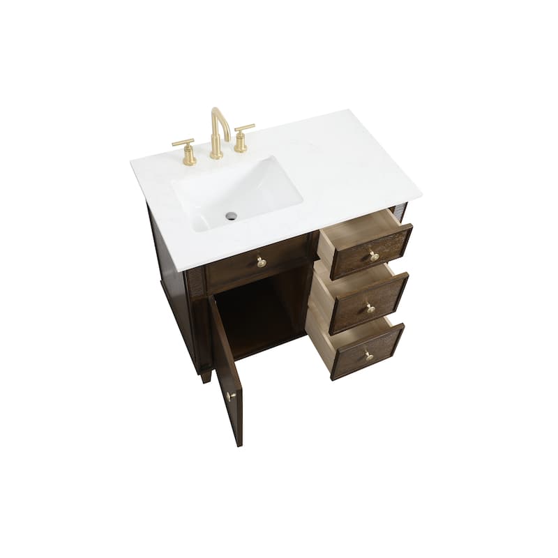 36" Bordeaux Bathroom Vanity
