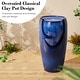 preview thumbnail 4 of 46, Glitzhome 30"H Oversized LED Ceramic Fountain