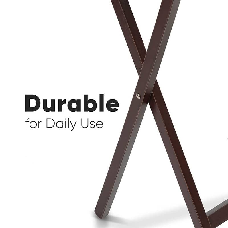 Wood TV Tray Snack Tables