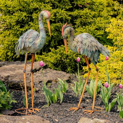 Set of 2 Large Blue Herons