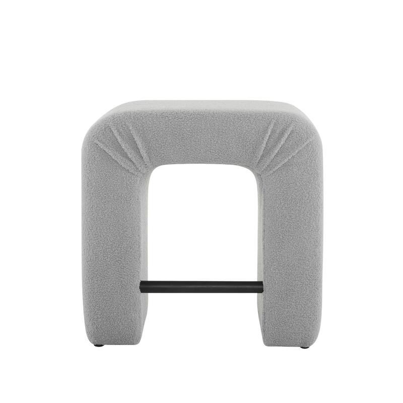 Grey U-Shaped Dining Stools Home Decor Stools Dining Chairs Dressing Stools Accent Chair Vanity Chair Office Chair
