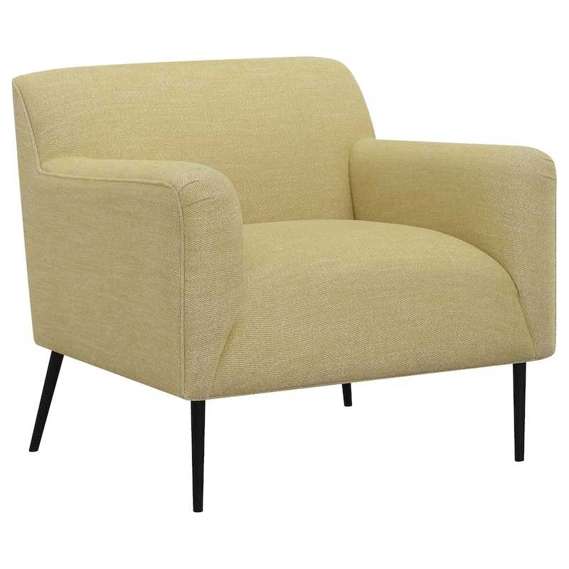 Darlene Upholstered English Arm Accent Chair - Lemon