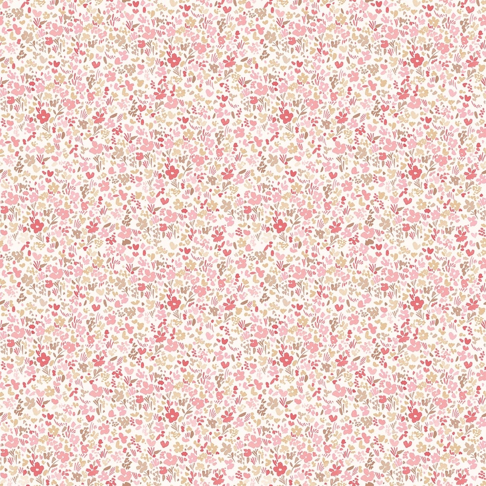 Galerie Wallcoverings Small Prints Mini Mod Floral Non-woven Matte Wallpaper Roll