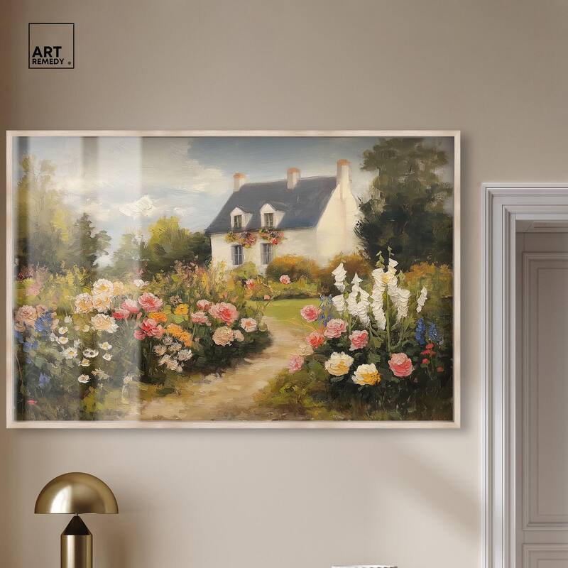 Floral Welcome Shadowbox by Art Remedy