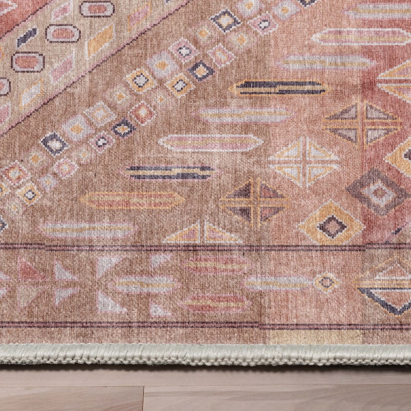 Well Woven Asha Vintage Anya Machine Washable Area Rug