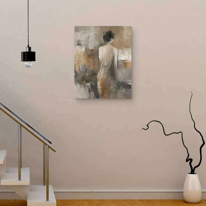 Bronzed Figurative by Lisa Ridgers Canvas Art Print