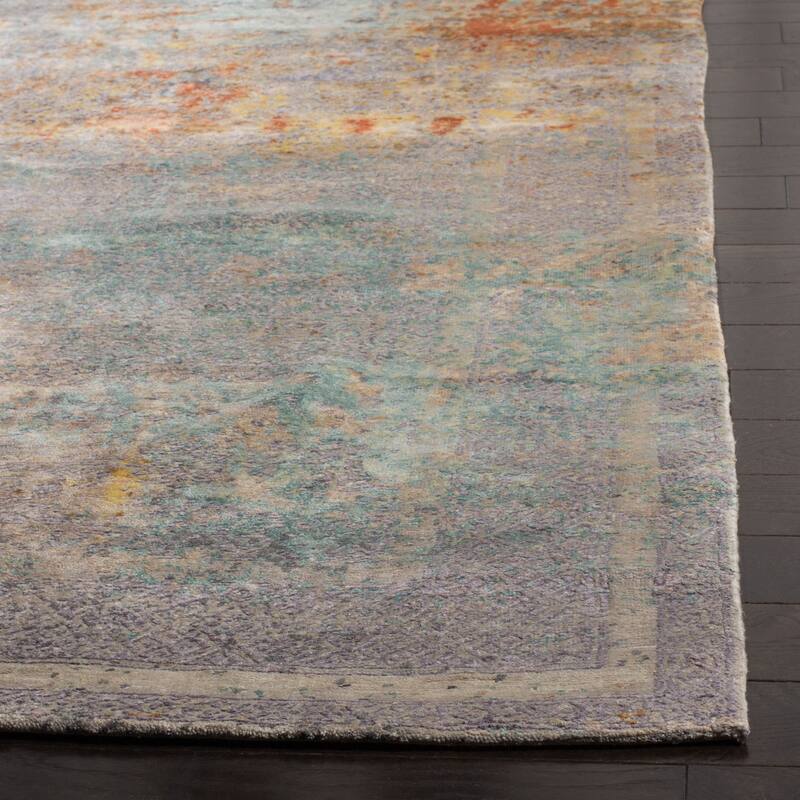 SAFAVIEH Couture Hand-knotted Centennial Lusa Modern Abstract Silk Rug