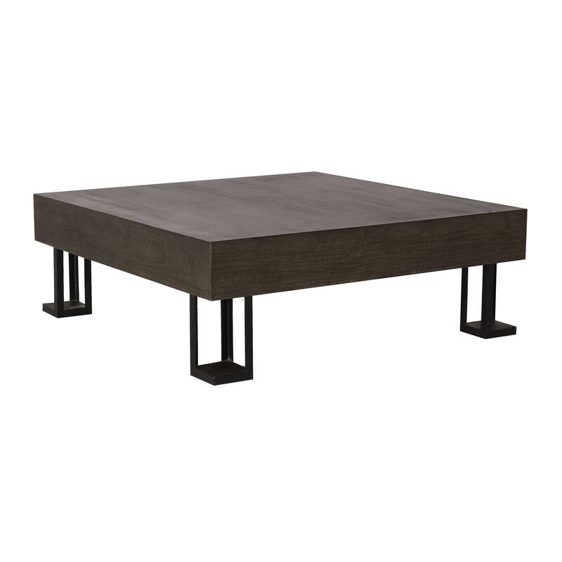 Elk Home Seaton Warm Toffee Wood 43 Inch Wide Coffee Table