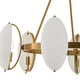 preview thumbnail 5 of 7, Uttermost 21379 Oviform 6 Light 30" Wide Chandelier