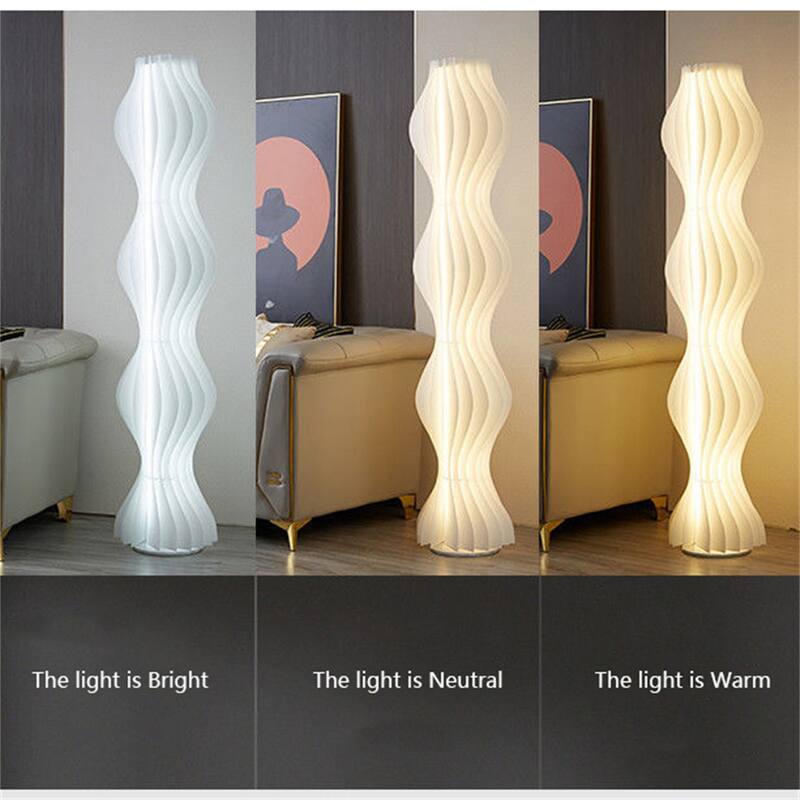 69" Modern LED Column Floor Lamp for Bedrooms and Living Rooms