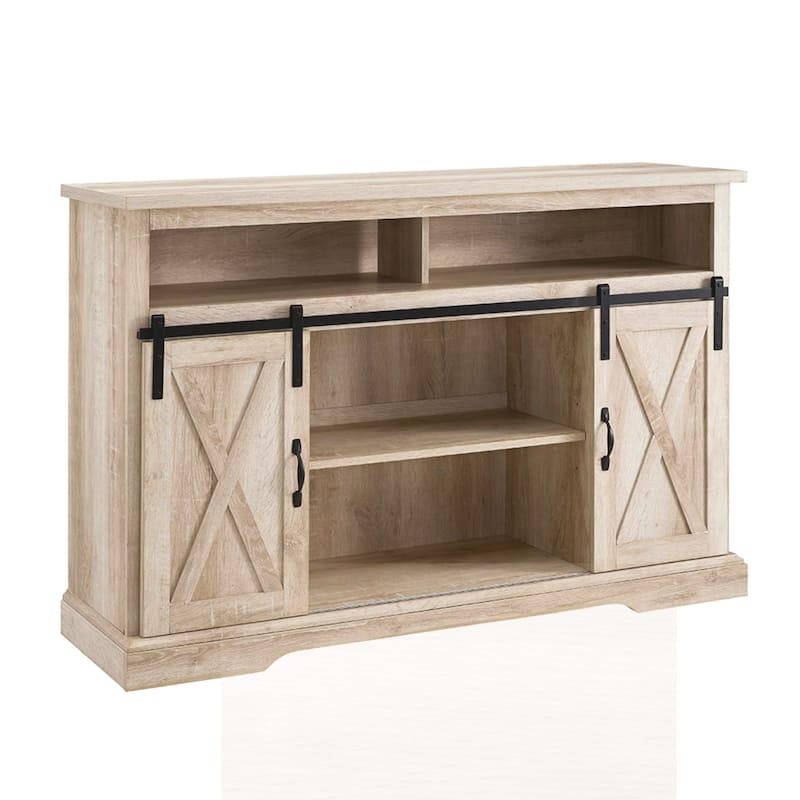 Middlebrook 52-inch Highboy Sliding Barn Door TV Stand