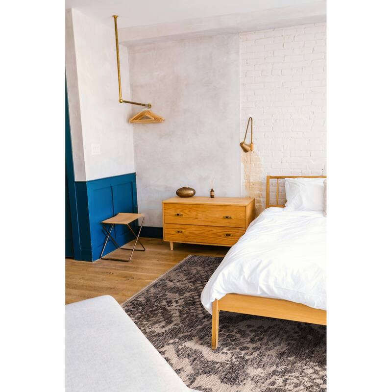 ECARPETGALLERY Hand-knotted Tangier Taupe Wool Rug - 8'3 x 10'3