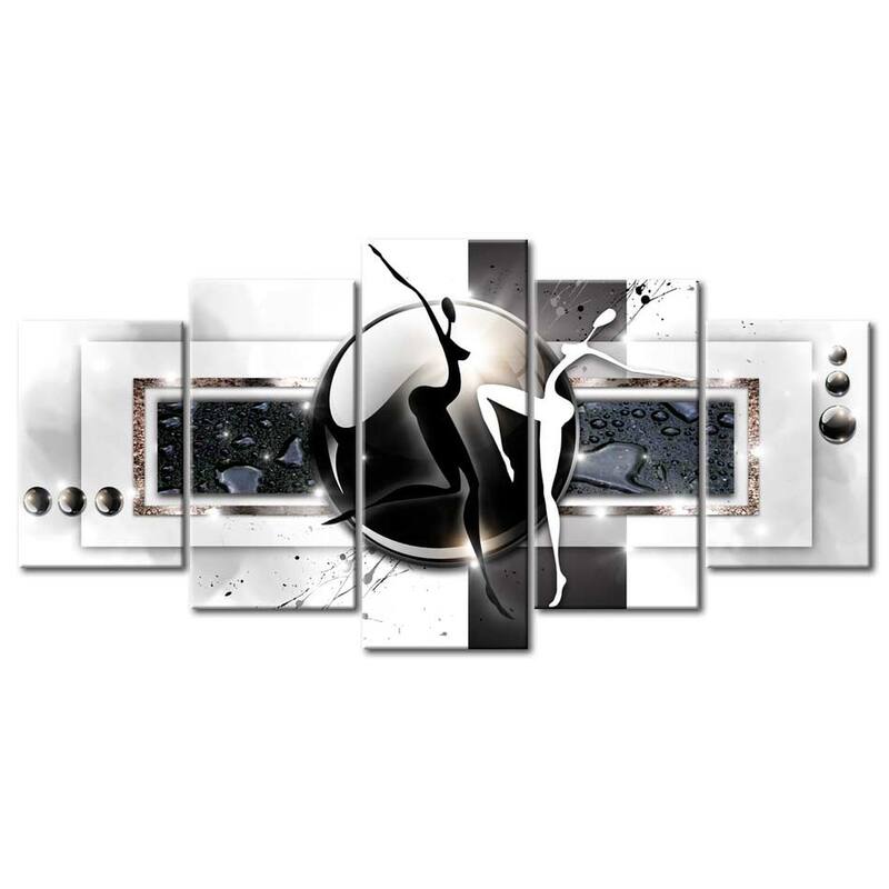 Glam Canvas Wall Art - Modern Dance - 5 Pieces - 40"Wx20"H