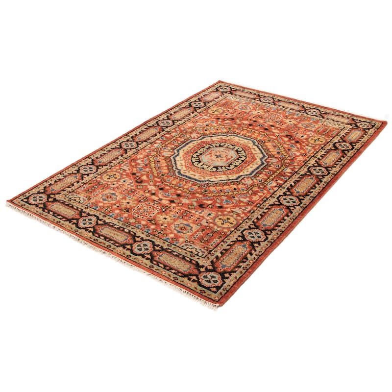 ECARPETGALLERY Hand-knotted Jules Serapi Red Wool Rug - 6'0 x 8'11