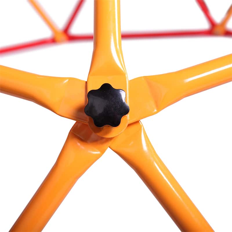 Outdoor Dome Climber, Monkey Bars Climbing Tower for Kids, Blue&Yellow