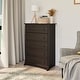 preview thumbnail 4 of 10, Prepac Fremont Superior 5-Drawer Chest for Bedroom - Spacious and Stylish Chest of Drawers, Espresso