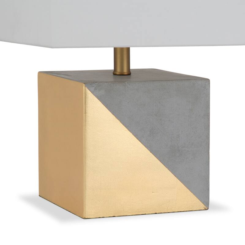 Carson Carrington Saitaniemi Gold Dipped Concrete Table Lamp