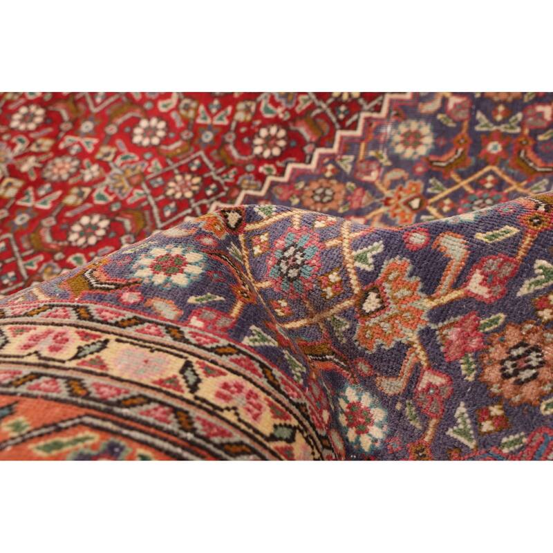 ECARPETGALLERY Hand-knotted Kayseri Vintage Navy Wool Rug - 6'3 x 9'10