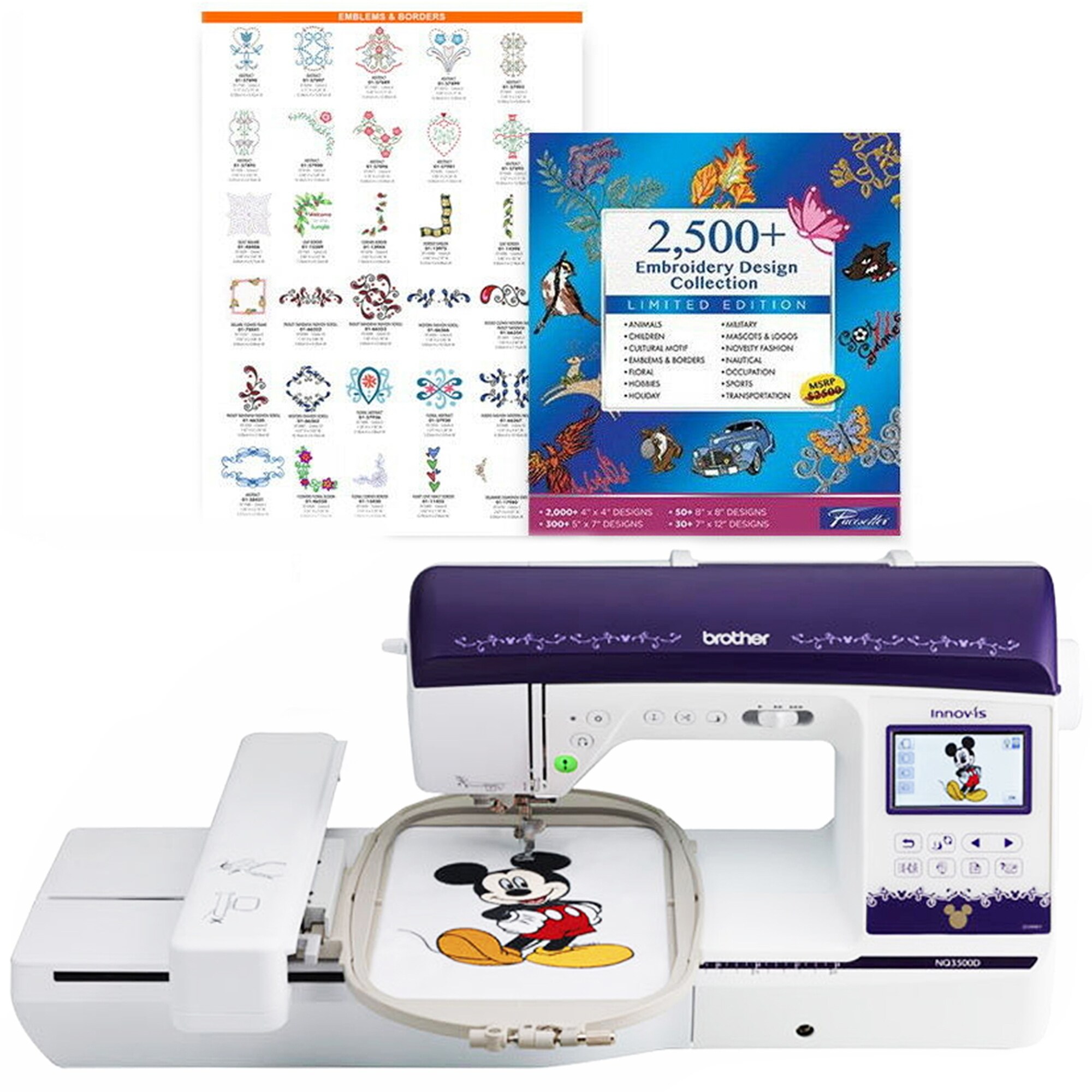 Brother Disney Classic Embroidery Thread Kit 