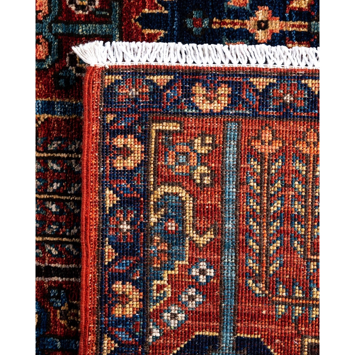 Serapi One-of-a-Kind Hand-Knotted Runner Rug - Red, 2' 8" x 9' 9" - 2' 8" x 9' 9"