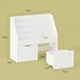 preview thumbnail 4 of 13, Toy Storage Organizer Kids Bookshelf 2 Drawers Book Display Kindergarten