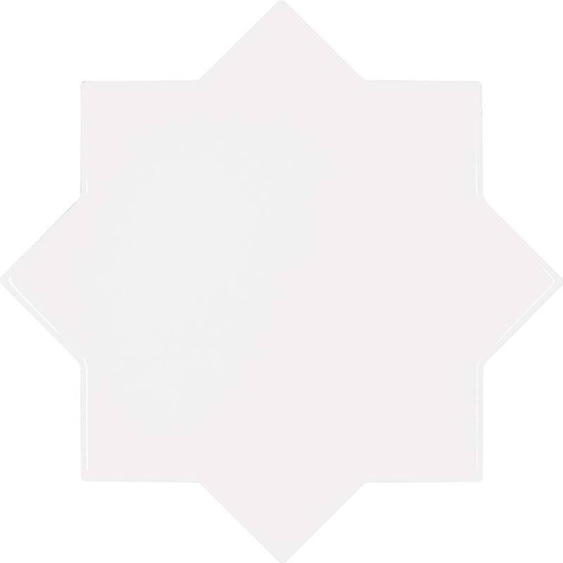 Apollo tile 5" x 5" Siena Glossy Pearl White Ceramic Tile (5.37 sq ft/case) - 27 Pack