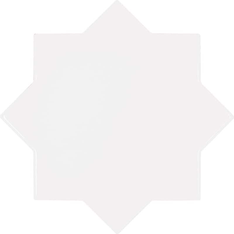 Siena 5" Star with Cross Glossy Ceramic Wall and Floor Tile (10.76 sq ft/case) - 54 Pack