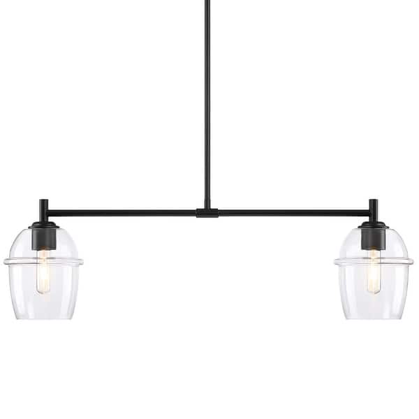 slide 2 of 9, Designers Fountain D310M-IS Summer Jazz 2 Light 36" Wide Linear Matte Black