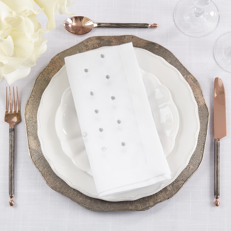 Chic Polka Dot Table Napkin (Set of 4)