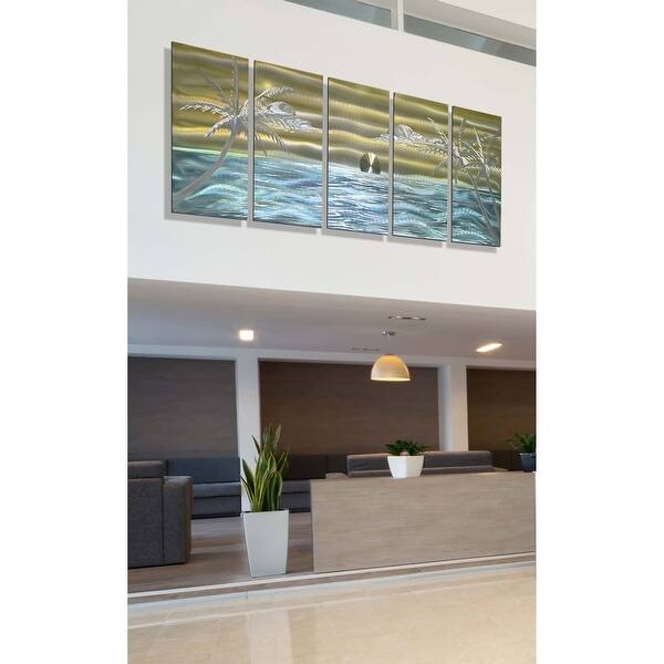 Shop Statements2000 Tropical Metal Wall Art Beach Ocean Painting
