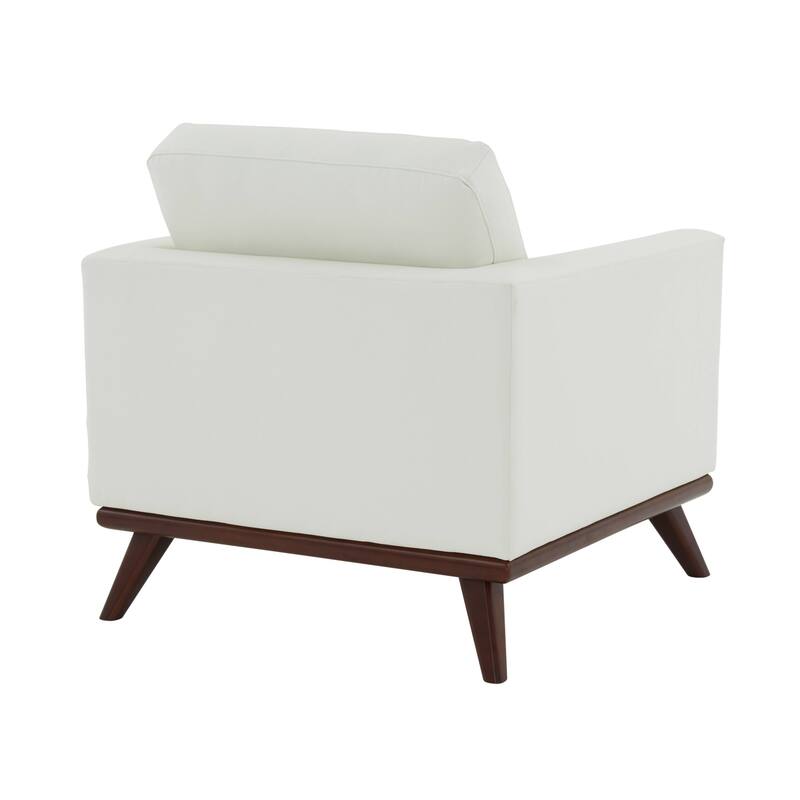 Chester Modern One-Seater Sofa Leather Or Mesh Upholstery Accent Arm Chair for Living Room Bedroom Lounge - 33.46