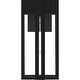 preview thumbnail 3 of 5, Boswell 1-Light Matte Black Outdoor Wall Lantern