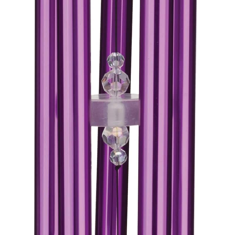 Zen Crystal Chime 22" - Purple