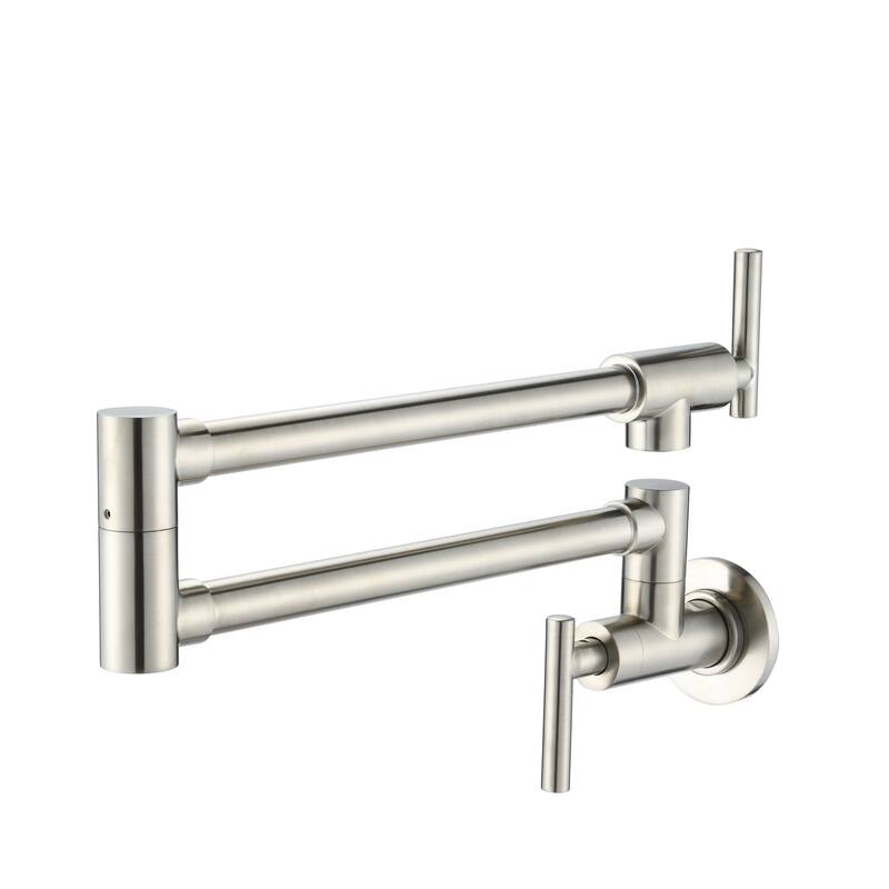Wall-Mounted Pot Filler Faucet
