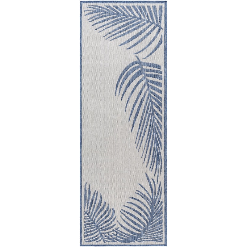 Livabliss Long Beach Outdoor Safe Tropical Area Rug