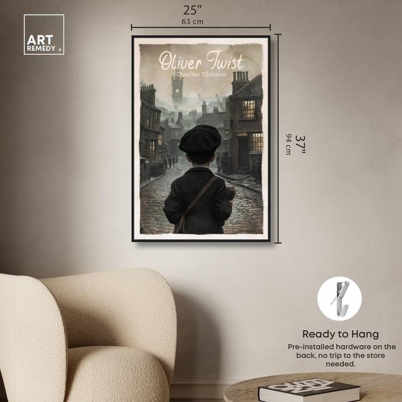 Oliver Twist Classic Canvas by Art Remedy