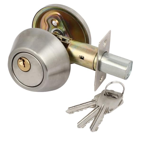 Home Office Door Metal Privacy Ball Knob Lock Lockset 83mmx65mm w Keys ...