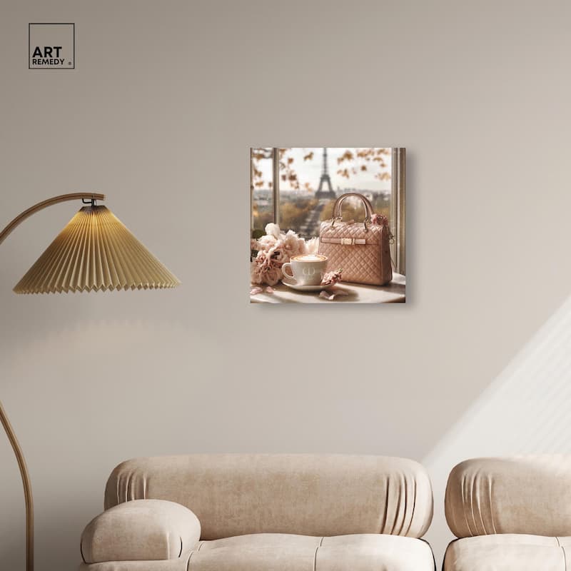 Glam by the Window Paris Canvas by Art Remedy, Gallery Wrapped