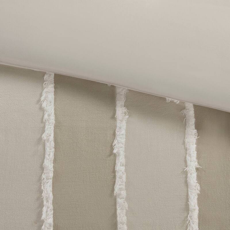 INK+IVY Shay 3 Piece Striped Cotton Comforter Set