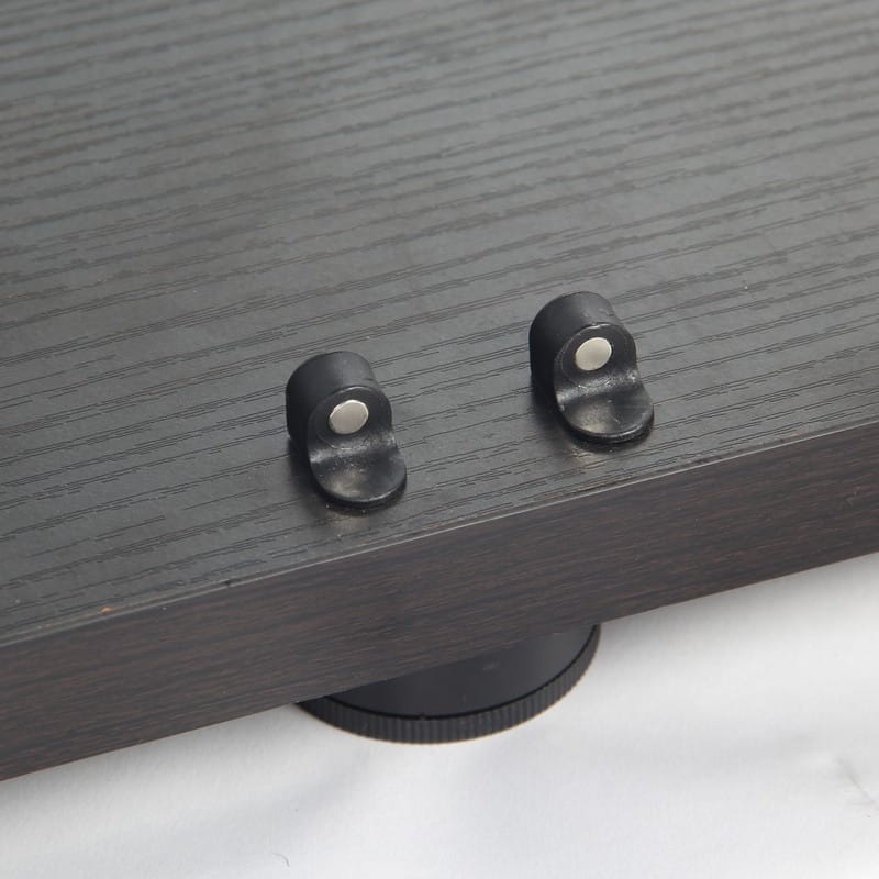 2 Shelves Floor Standing Curio Kitchen Cabinet for Living Room,Office