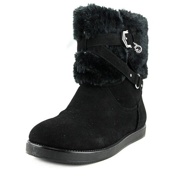 G by Guess Womens ALIXA Faux Fur Round Toe Ankle Cold Black Multi Size 6.5 G by Guess Womens ALIXA Faux Fur Round Toe Ankle Cold Black Multi Size 6.5