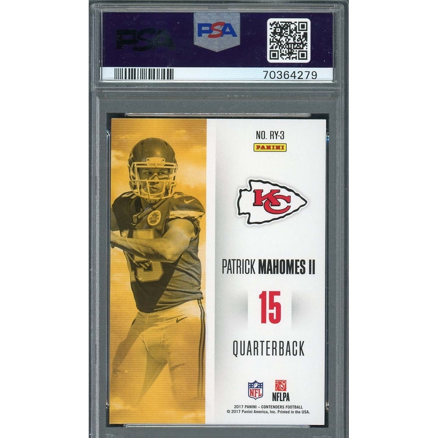 patrick mahomes rookie card graded 10 Patrick Mahomes