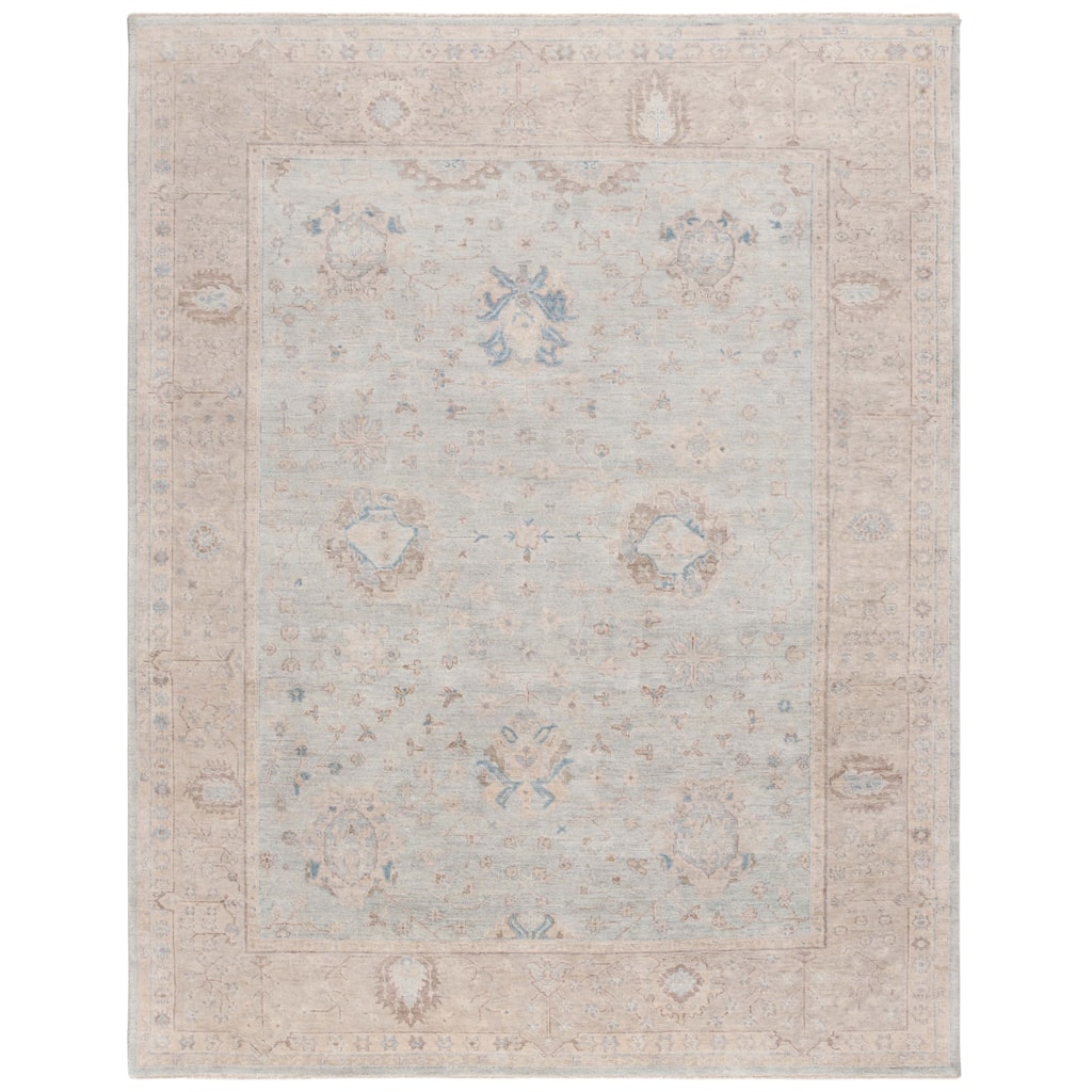 SAFAVIEH Couture Hand-Knotted Oushak Sivia Traditional Wool Rug
