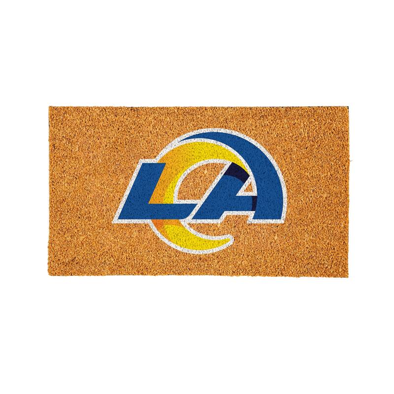 Coir Door Mat, 16"x 28", Los Angeles Rams - 28" x 16"