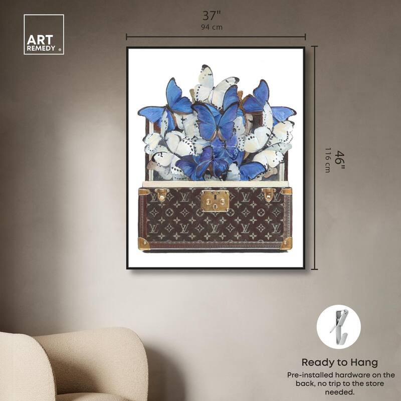 Luxurious Butterflies Canvas by Art Remedy