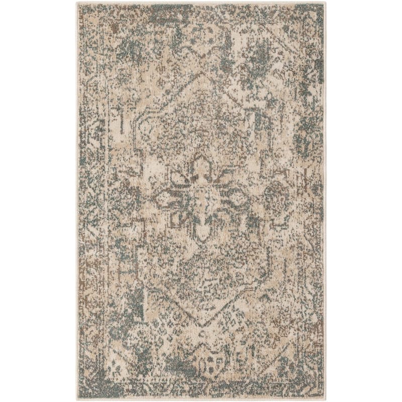 Contemporary Daisy Collection Area Rug