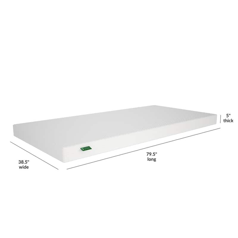 Max and Lily 5" Memory Foam Mattress Twin XL